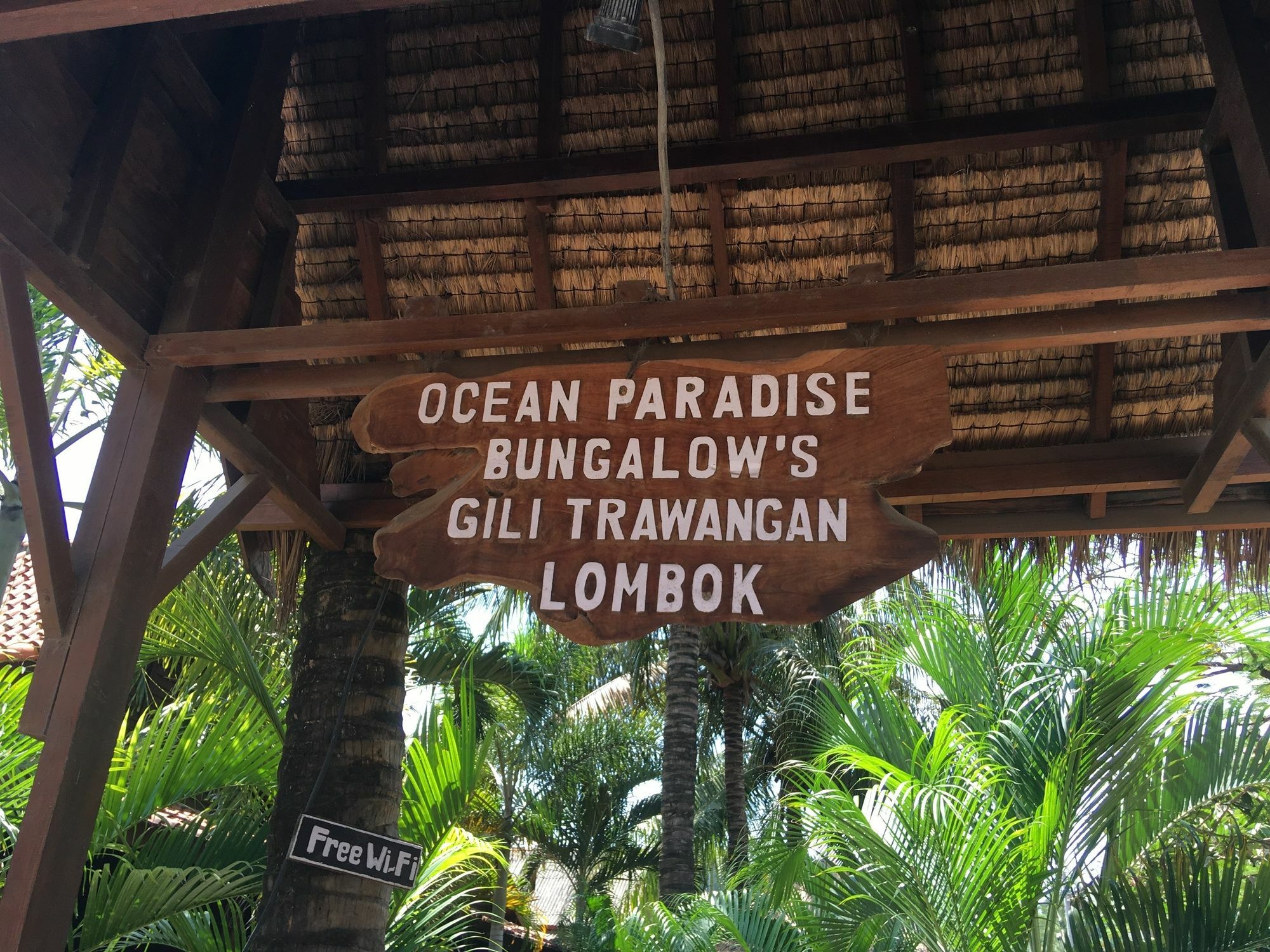 Oceane Paradise Bungalow Gili Trawangan Dış mekan fotoğraf