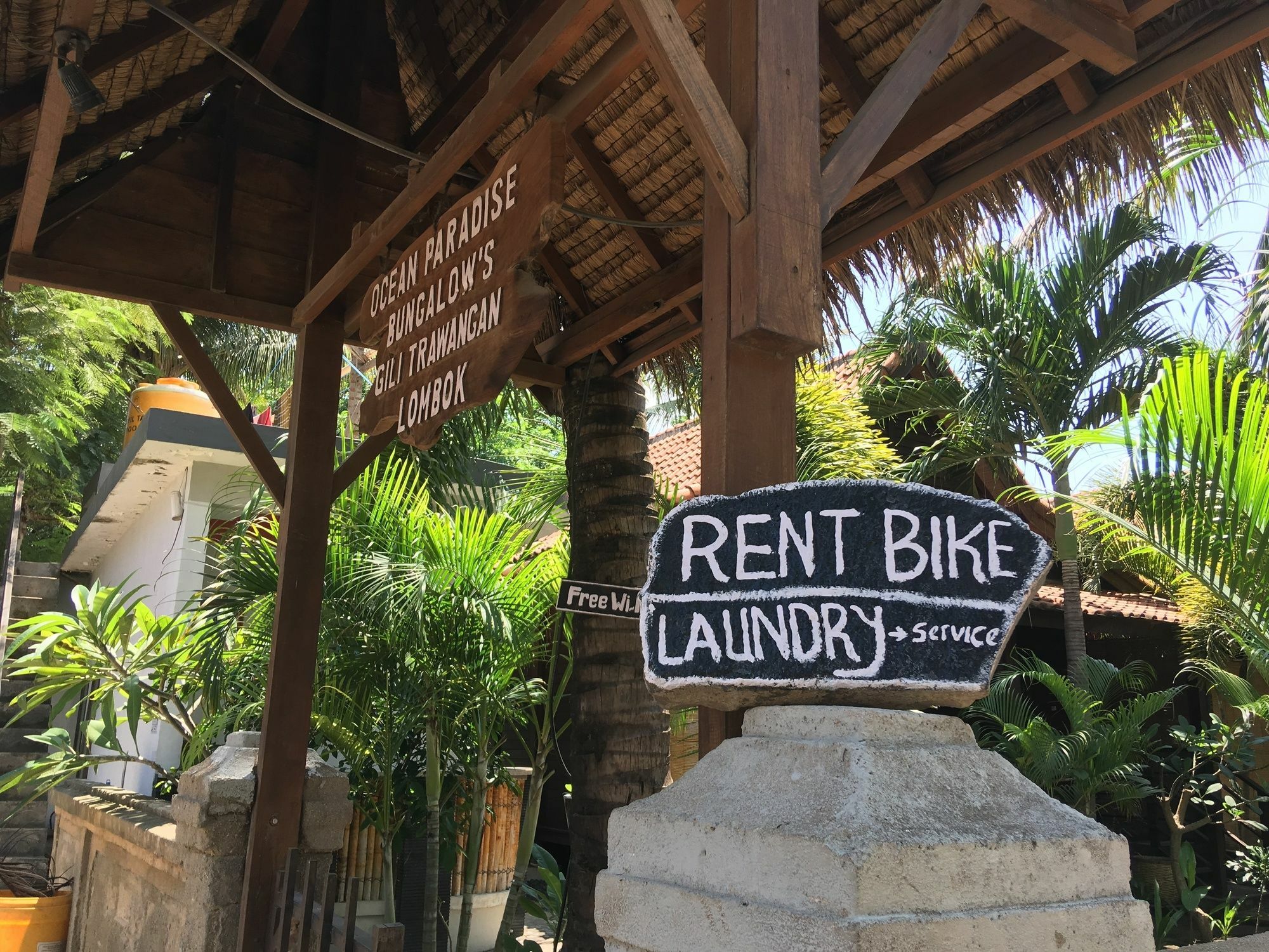 Oceane Paradise Bungalow Gili Trawangan Dış mekan fotoğraf